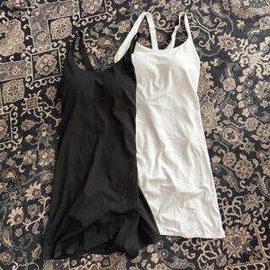 Uniqlo Airism Mini Dresses XS Bundle of two White Black